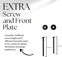 Carica l'immagine nel visualizzatore di Gallery, Set Of Six Clear Melon Glass Knobs