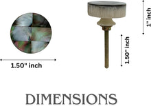Load image into Gallery viewer, Noah Black Mother of Pearl Knob Set of 6