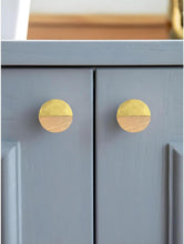 Load image into Gallery viewer, Wooden Half moon knobs (set of 6)