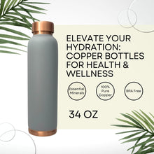 Load image into Gallery viewer, Grey Copper bottle (34 OZ)