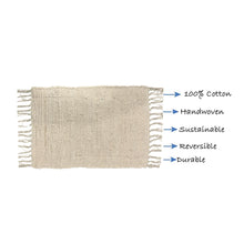 Charger l'image dans la galerie, Perilla home Handmade Beige chindi Placemat (Set of 4)