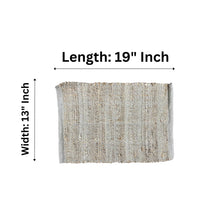 Load image into Gallery viewer, Perilla home Handmade Beige Jute Placemat (Set of 4)
