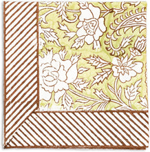 Load image into Gallery viewer, Iris Cotton Napkin Set of 4 Hand Blockprint