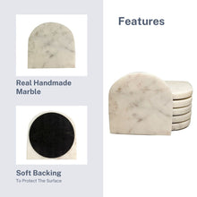 Load image into Gallery viewer, Marble U Shape coaster (Set of 6)