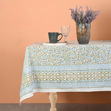 Load image into Gallery viewer, Athena Cotton TableCloth Hand Blockprint