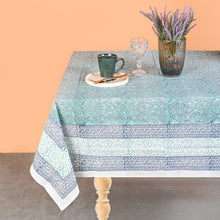 Load image into Gallery viewer, Adonis Cotton TableCloth Hand Blockprint