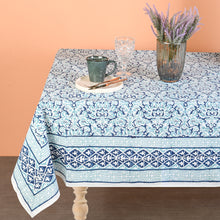 Load image into Gallery viewer, Atlas Cotton TableCloth Hand Blockprint