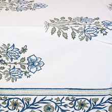 Load image into Gallery viewer, Chloe Cotton TableCloth Hand Blockprint
