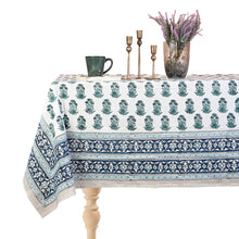 Load image into Gallery viewer, Eros Cotton TableCloth Hand Blockprint