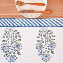 Load image into Gallery viewer, Chloe Cotton Table Runner Hand Blockprint