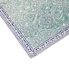 Load image into Gallery viewer, Adonis Cotton Placemat Set of 4 Hand Blockprint