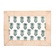 Load image into Gallery viewer, Eros Cotton Placemat Set of 4 Hand Blockprint