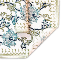 Load image into Gallery viewer, Acantha Cotton Placemat Set of 4 Hand Blockprint