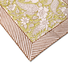 Load image into Gallery viewer, Iris Cotton Placemat Set of 4 Hand Blockprint