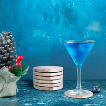 Load image into Gallery viewer, Marble coaster Beige and White (Set of 6)