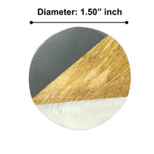 Load image into Gallery viewer, Grey wooden MOP Knobs