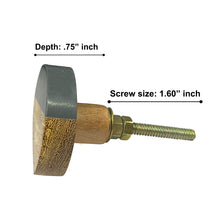 Load image into Gallery viewer, Grey wooden MOP Knobs