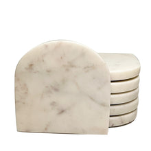 Load image into Gallery viewer, Marble U Shape coaster (Set of 6)