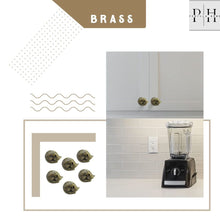 Charger l'image dans la galerie, Set Of Six Sleeping Fox Brass Knob