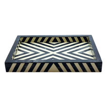 Carregar imagem no visualizador da galeria, Black stripes Tray