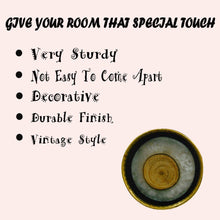 Load image into Gallery viewer, Set of Six Wooden Bro metal Knobs