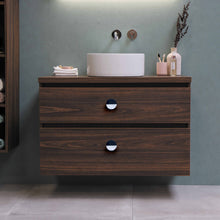 Load image into Gallery viewer, Black and white Luna Marble Knobs ( set of 6)