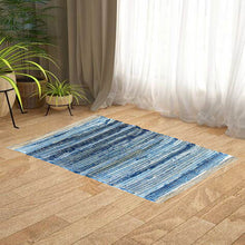 Charger l'image dans la galerie, Perilla home Handmade Denim chindi Rug (24 x 36 inch)