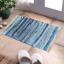 Charger l'image dans la galerie, Perilla home Handmade Denim chindi Rug (24 x 36 inch)