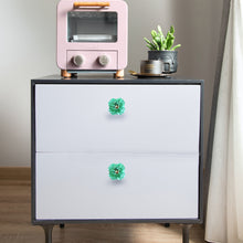 Load image into Gallery viewer, Glass Belle Knobs ( mint) Set of 6