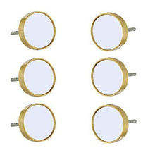 Load image into Gallery viewer, Set of 6 White Swirled Marble Knob - Perilla Home