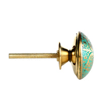 Load image into Gallery viewer, Set of six Sea green Bologna Knob - Perilla Home