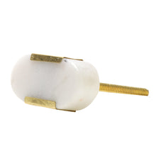 Load image into Gallery viewer, Set Of Six White Oval Marble Knobs - Perilla Home