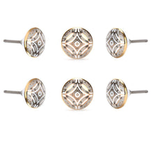 Load image into Gallery viewer, Set of six aster black knob - Perilla Home