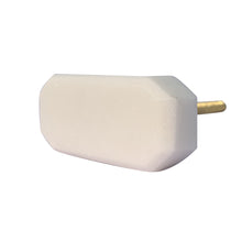 Load image into Gallery viewer, White Marble rectangle cut knob ( set of 6)
