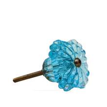 Carica l'immagine nel visualizzatore di Gallery, Glass Belle Knobs ( Blue) Set of 6