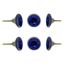 Charger l'image dans la galerie, Marrakech Ceramic Knob Blue ( Set Of 6 ) - Perilla Home