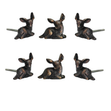 Load image into Gallery viewer, Set of 6  Metal Deer Knob