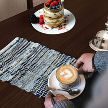 Carregar imagem no visualizador da galeria, Perilla home Charcoal grey chindi Placemat (set of 4)
