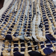 Charger l'image dans la galerie, Perilla home Handmade Charcoal grey chindi Doormat (24 x 36 inch)