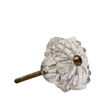 Load image into Gallery viewer, Glass Belle Knobs ( Clear) Set of 6
