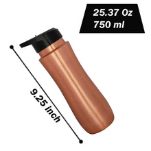 Load image into Gallery viewer, Copper Sipper Bottle (copper)