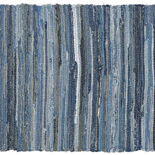 Load image into Gallery viewer, Perilla home Handmade Denim chindi Placemat (Set of 4)