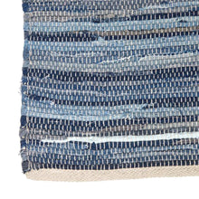 Load image into Gallery viewer, Perilla home Handmade Denim chindi Placemat (Set of 4)