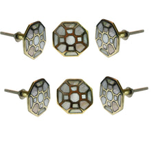 Load image into Gallery viewer, Set of 6 Diva Mother of Pearl knob - Perilla Home