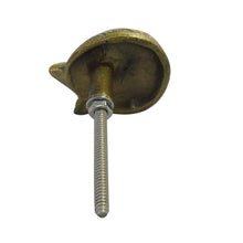 Charger l'image dans la galerie, Set Of Six Sleeping Fox Brass Knob