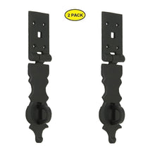 Load image into Gallery viewer, Black Metal Hasp Set of 2