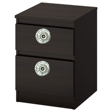 Load image into Gallery viewer, Set Of Ten Clear Cut Glass Drawer Knobs
