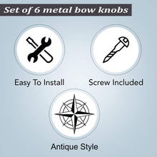 Cargar imagen en el visor de la galería, Stainless Steel Knob, Set Of 6 - Perilla Home