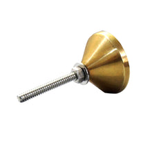 Load image into Gallery viewer, Set Of Six Marble Brass Mother Of Pearl Knobs