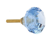 Load image into Gallery viewer, Katrina Cola Water Cut Glass Knob - Perilla Home
